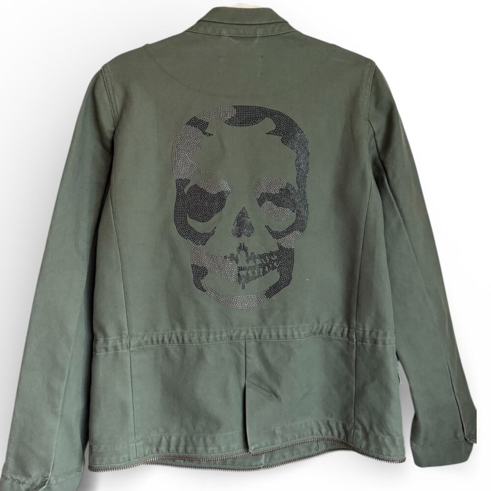 Zadig & Voltaire Jacket military jacket with a skull design S